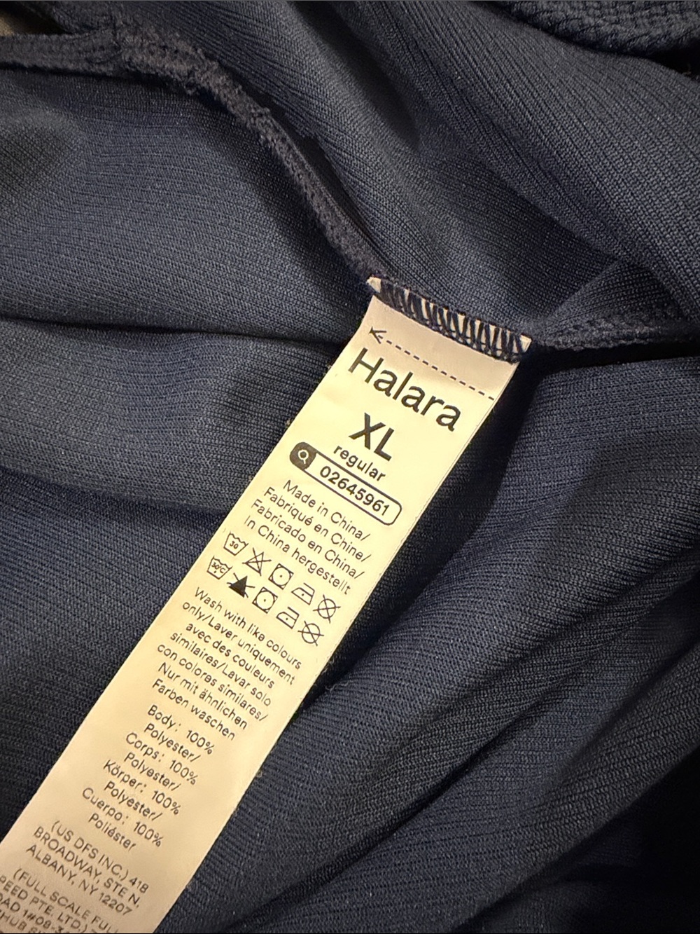 HALARA Navy Jumpsuit XL - Picture 8 of 8